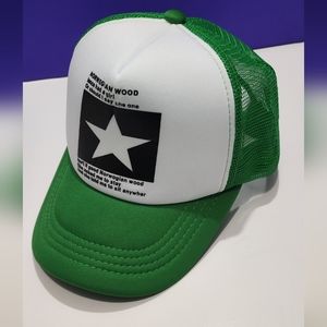 NEW Green and White Adjustable Baseball Caps Truckers Hat
